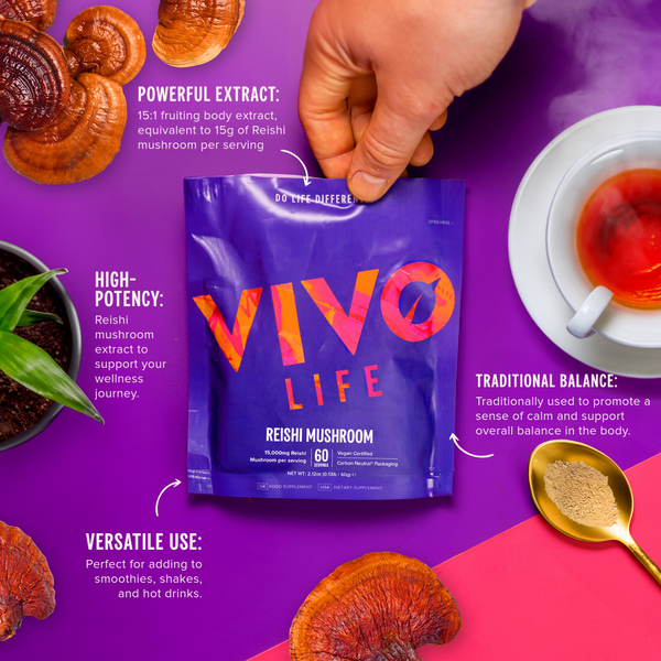 Reishi Mushroom Powder (15:1 extract)