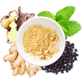 Enzyme Blend (ginger extract, peppermint leaf, black pepper extract, papain)